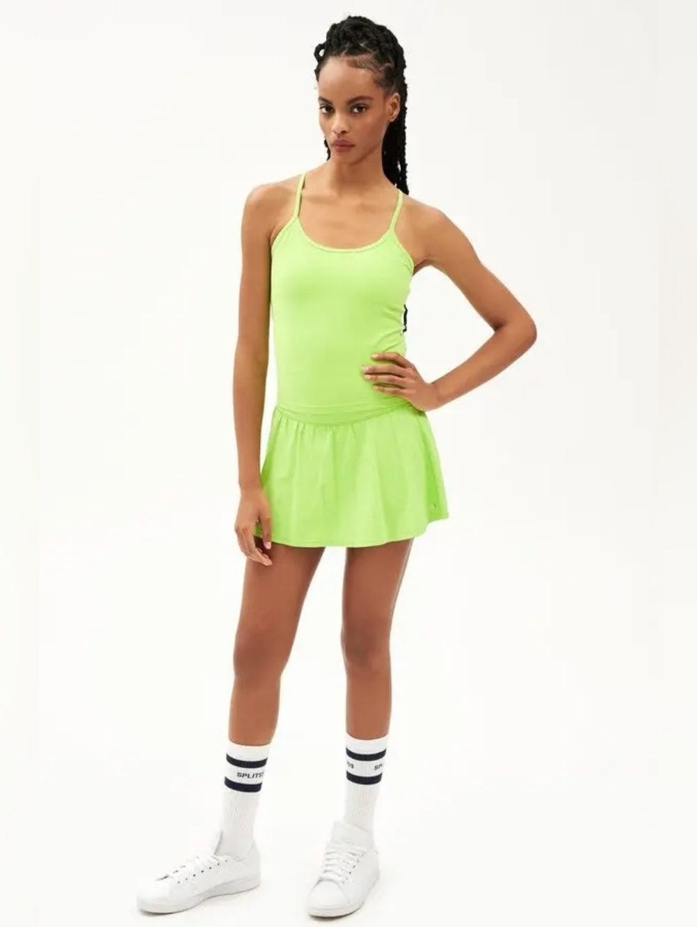 Splits59 Airweight High Waist Skort - Neon Lime Size S / Small NWOT
